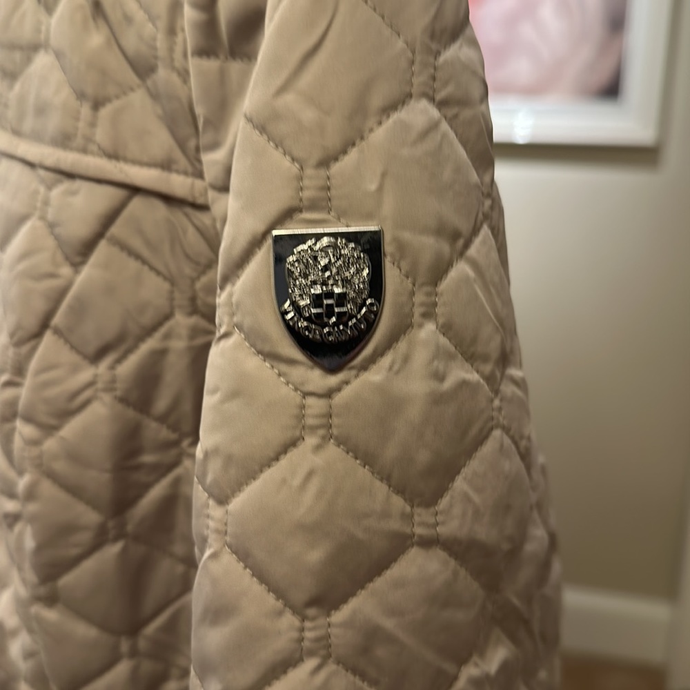 VINCE CAMUTO women’s Belted Hooded Quilted Jacket - Picture 12 of 16